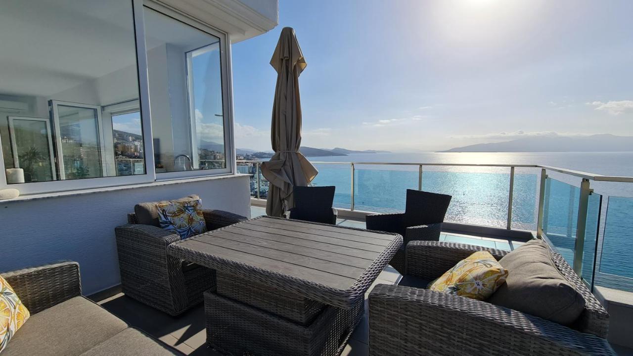 Sarandë Rocknest Sea View Penthouse 아파트 외부 사진