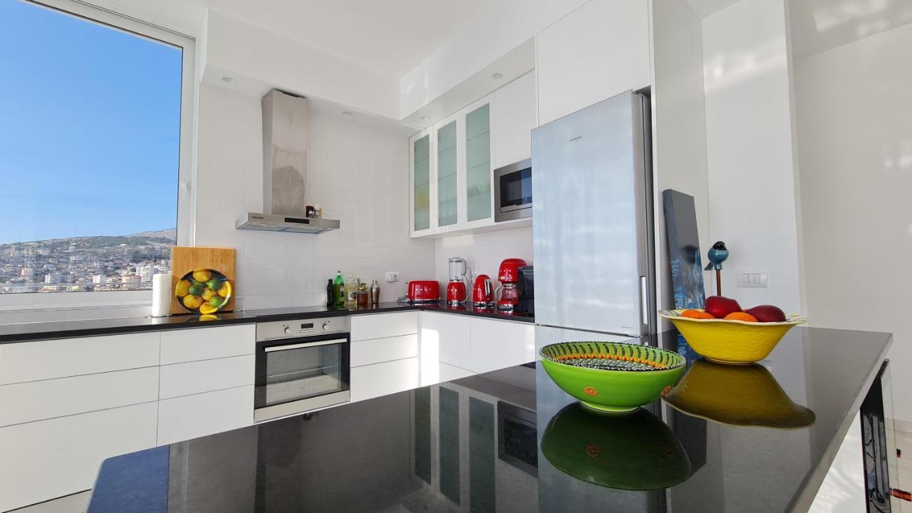 Sarandë Rocknest Sea View Penthouse 아파트 외부 사진