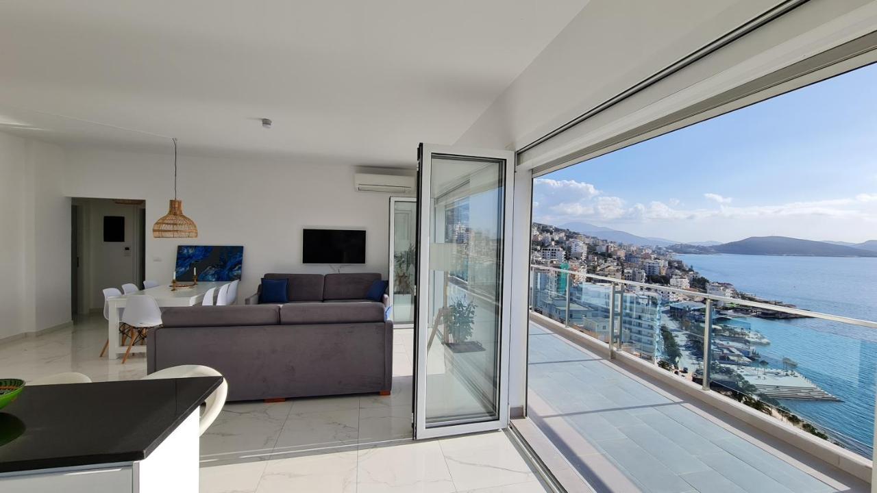 Sarandë Rocknest Sea View Penthouse 아파트 외부 사진