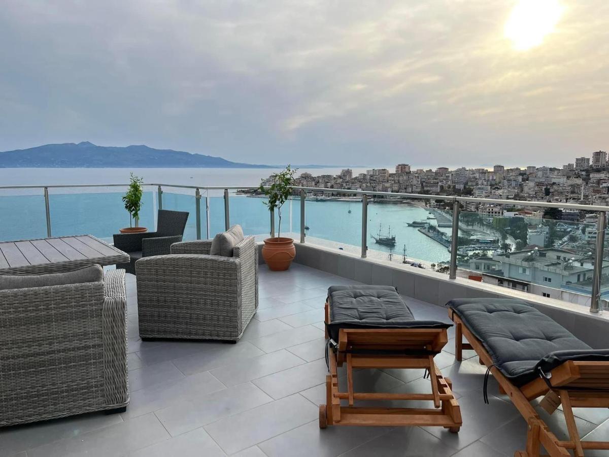 Sarandë Rocknest Sea View Penthouse 아파트 외부 사진