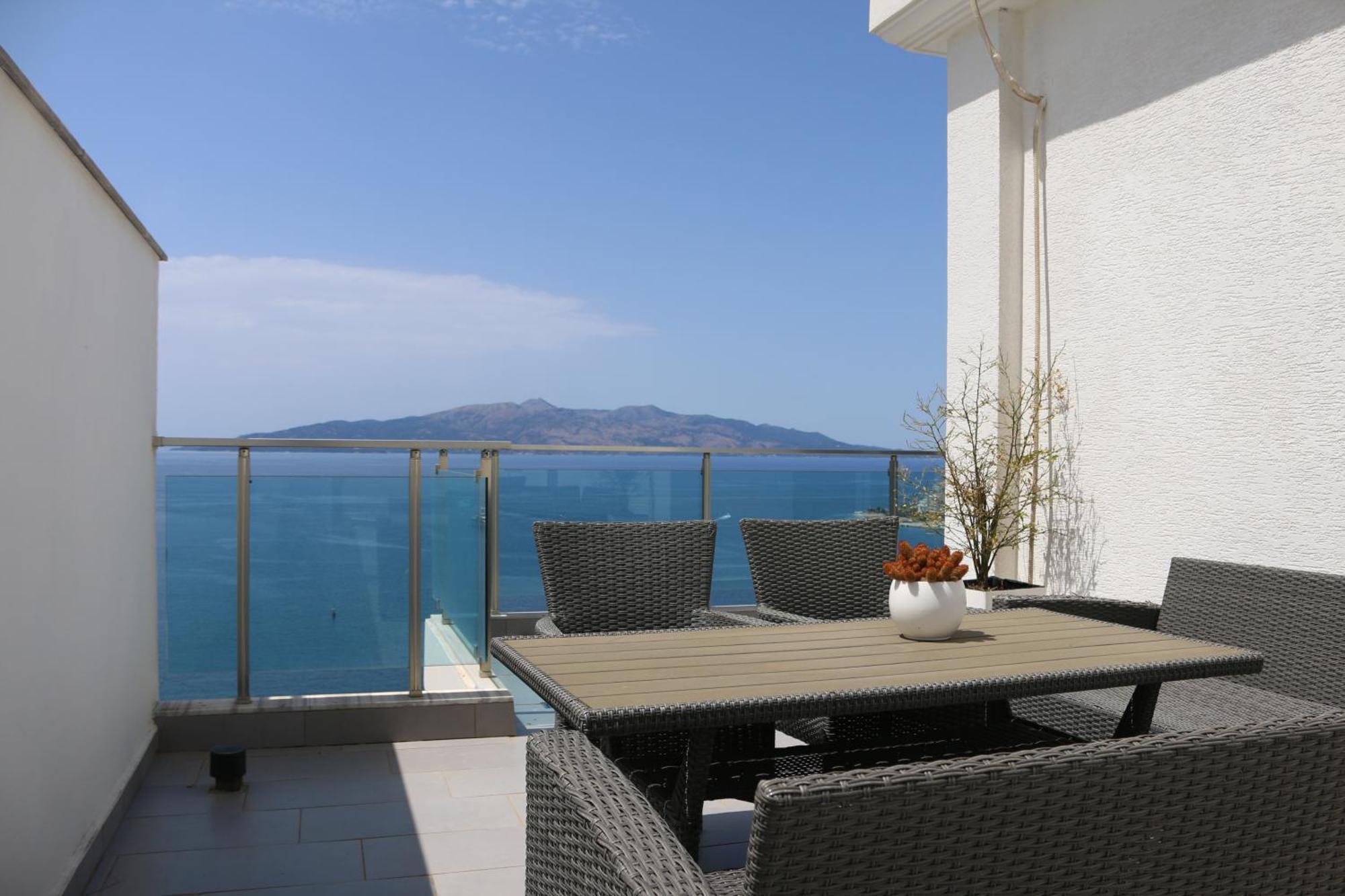 Sarandë Rocknest Sea View Penthouse 아파트 외부 사진