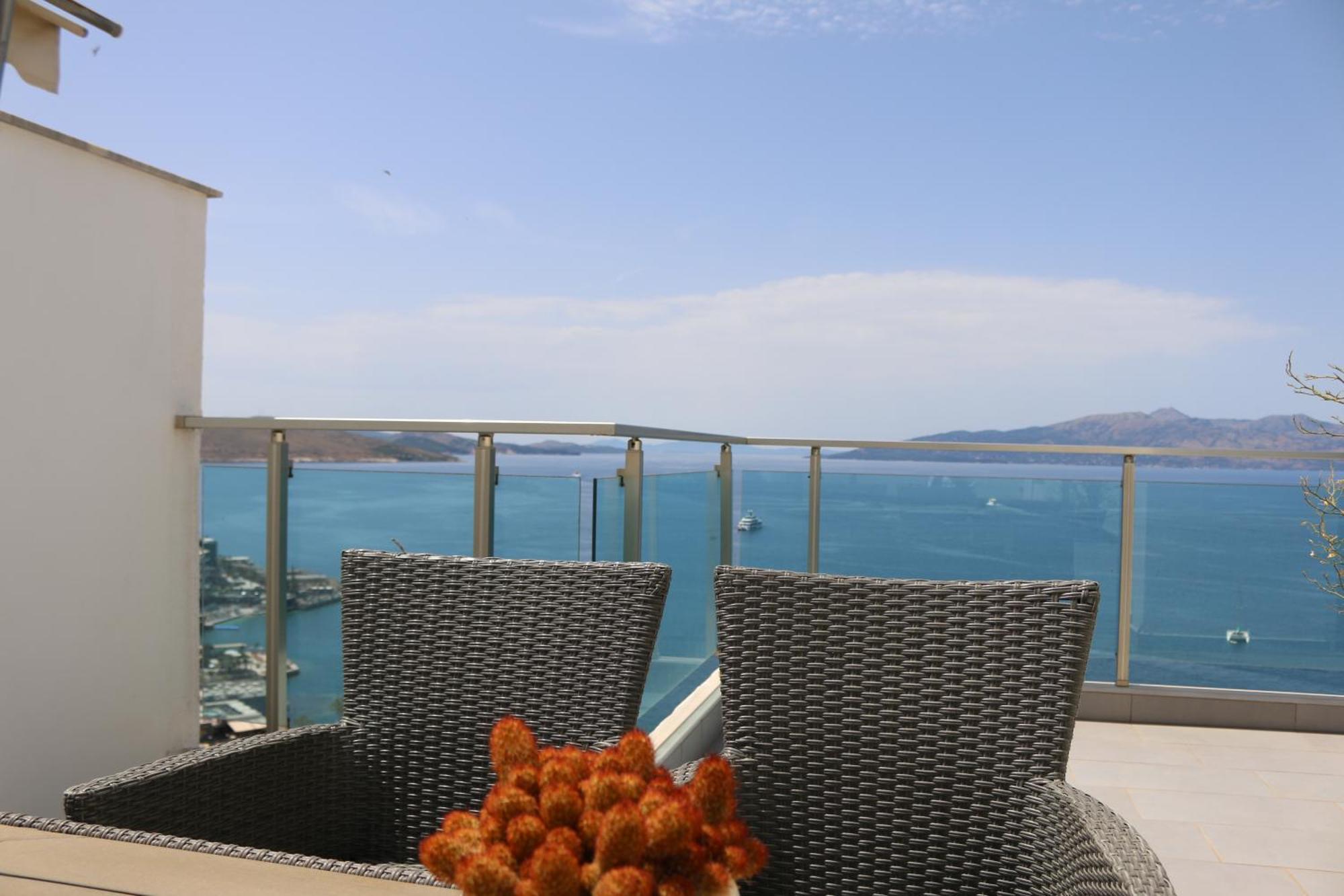Sarandë Rocknest Sea View Penthouse 아파트 외부 사진