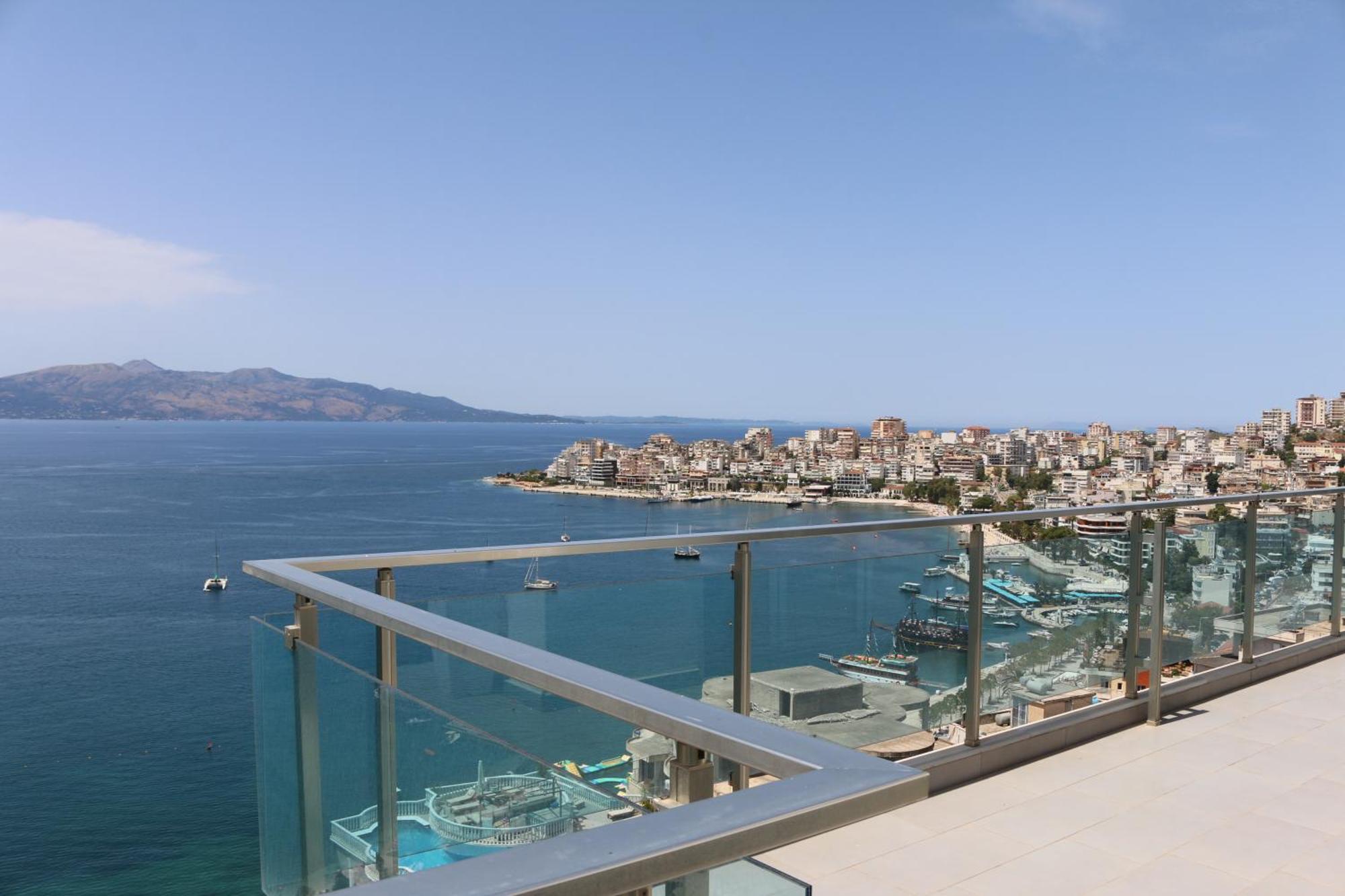 Sarandë Rocknest Sea View Penthouse 아파트 외부 사진