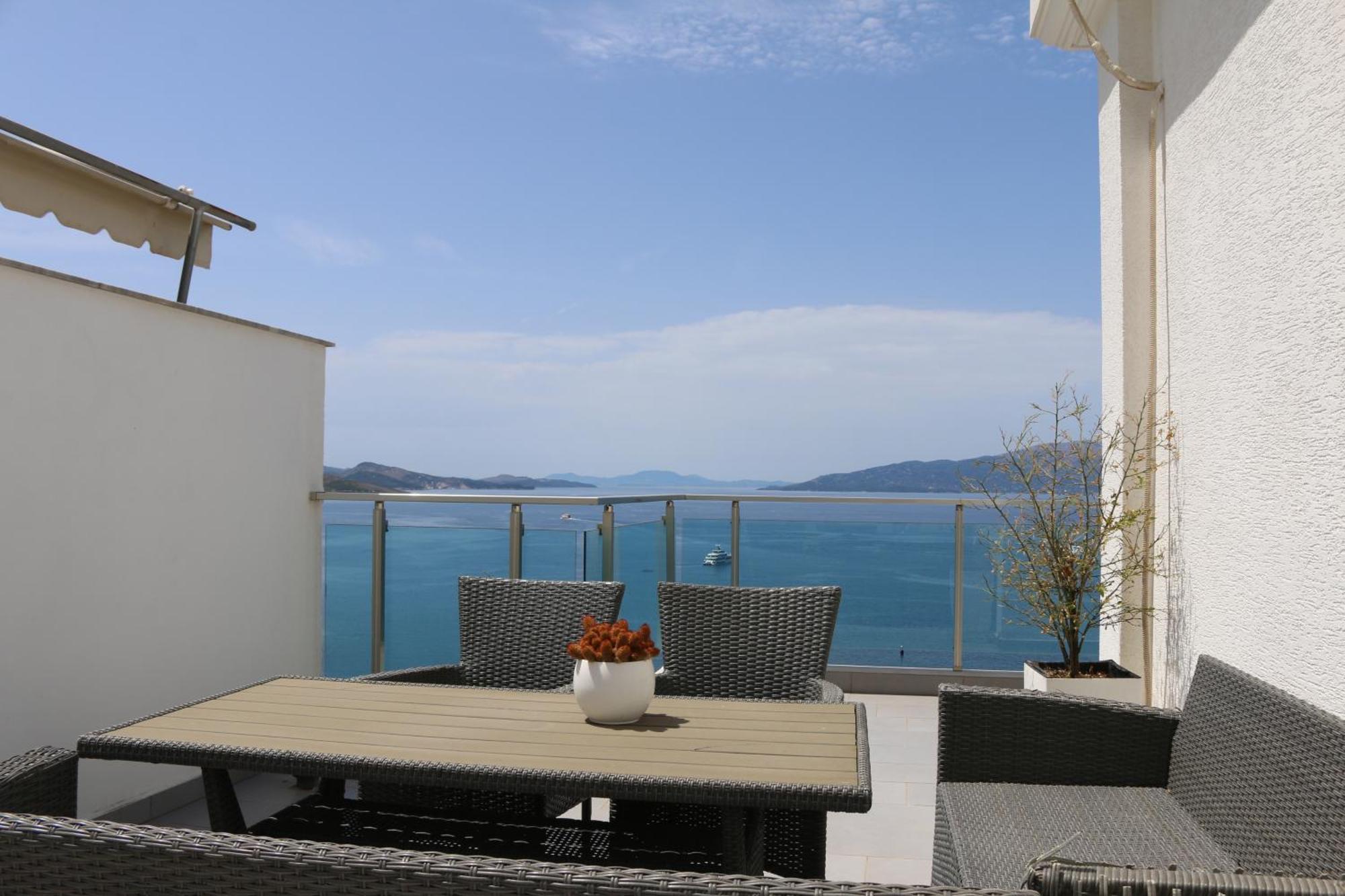Sarandë Rocknest Sea View Penthouse 아파트 외부 사진